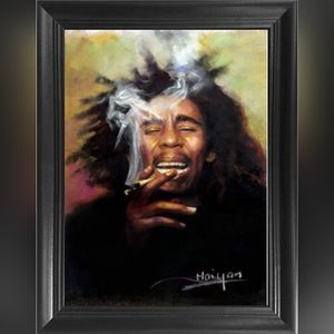 Bob Marley 3D Poster Wall Art Decor Framed Print